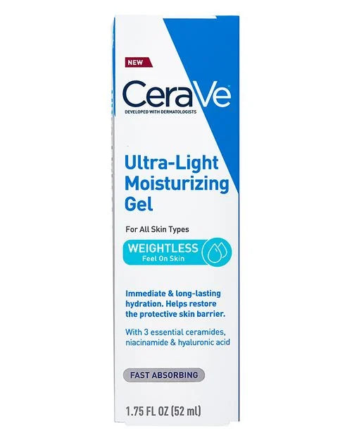 CeraVe Ultra Light Moisturizing Gel - 52ml - Buy Online in Pakistan at Cosmia.pk