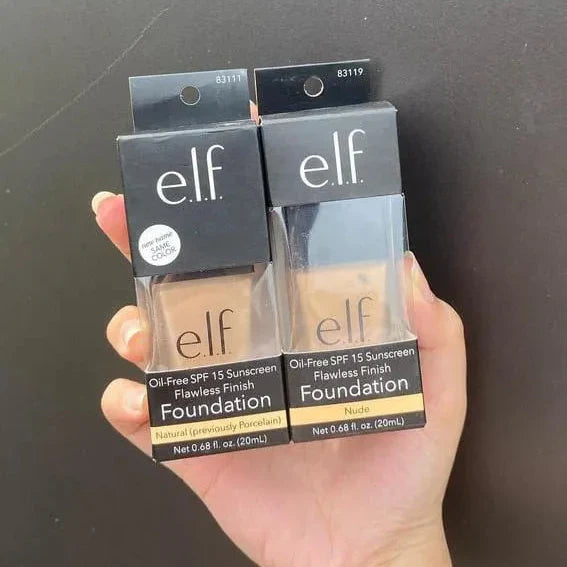 E.L.F Flawless Finish Oil-Free Foundation with SPF 15 – 20ml - Buy Online in Pakistan at Cosmia.pk