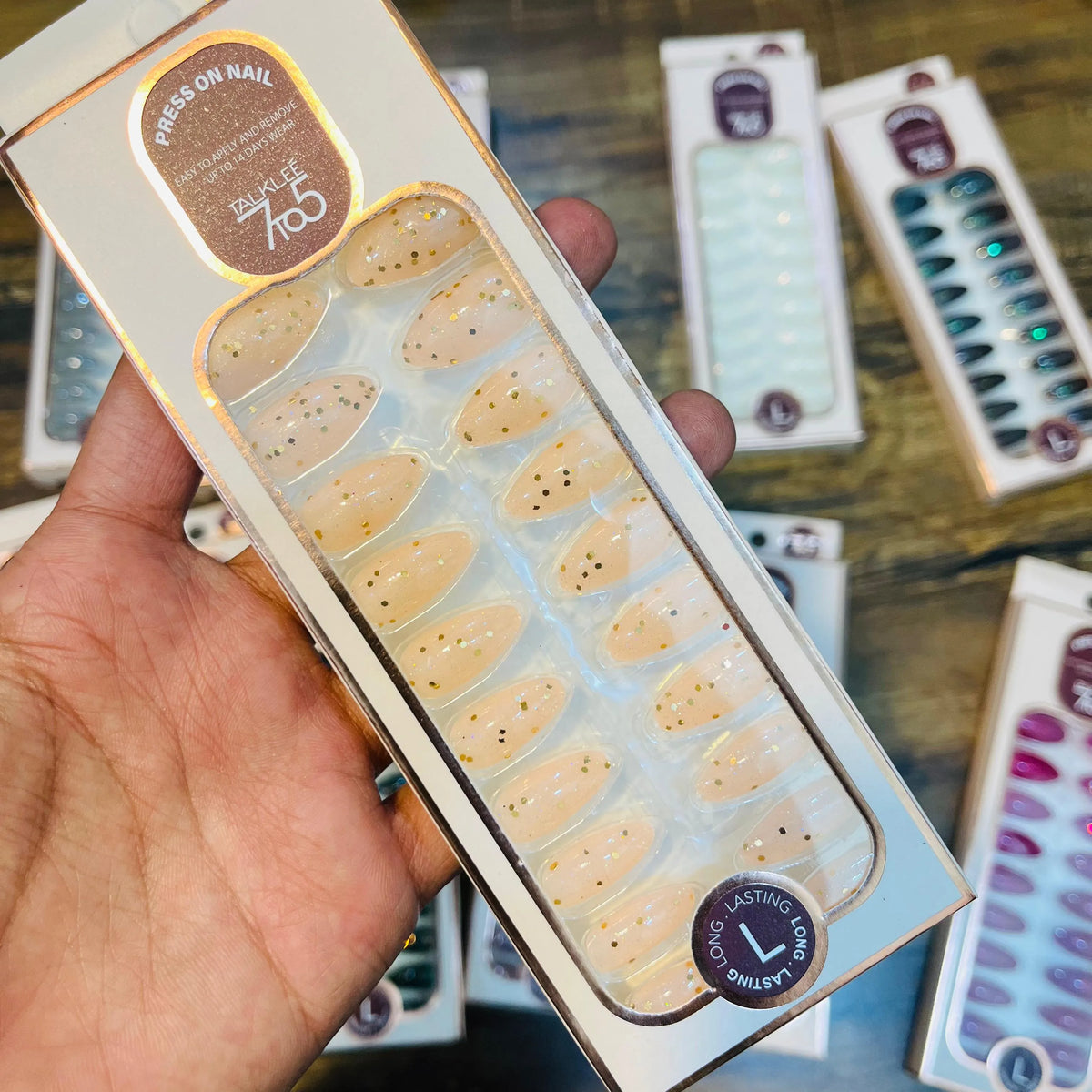 7To5 Talklee Press On nails Artifical Nails With Free Stickers - Buy Online in Pakistan at Cosmia.pk