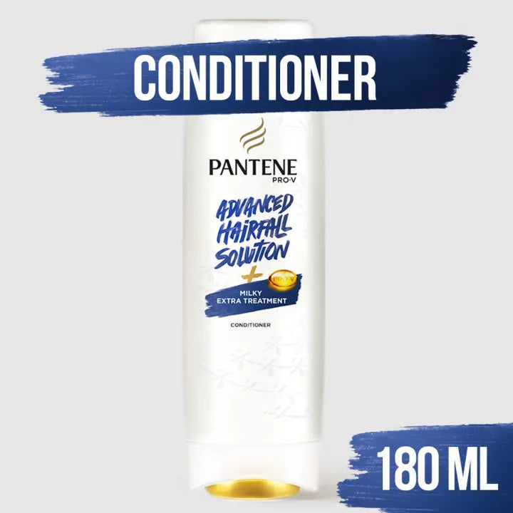 Pantene Advanced Hairfall Solution + Milky Extra Treatment Conditioner- 180ml - Buy Online in Pakistan at Cosmia.pk