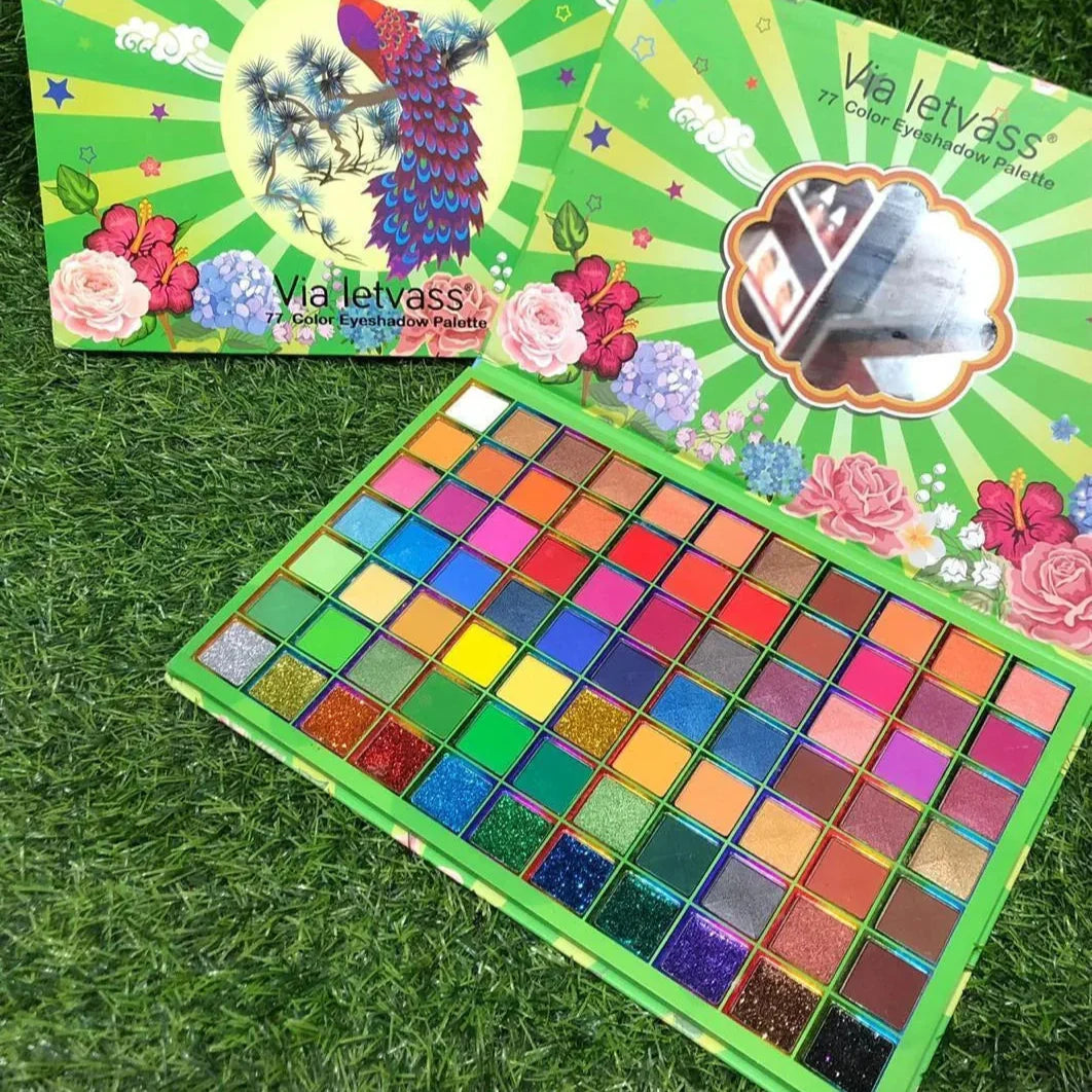 Via Letvass Eyeshadow Palette – 77 Colors - Buy Online in Pakistan at Cosmia.pk