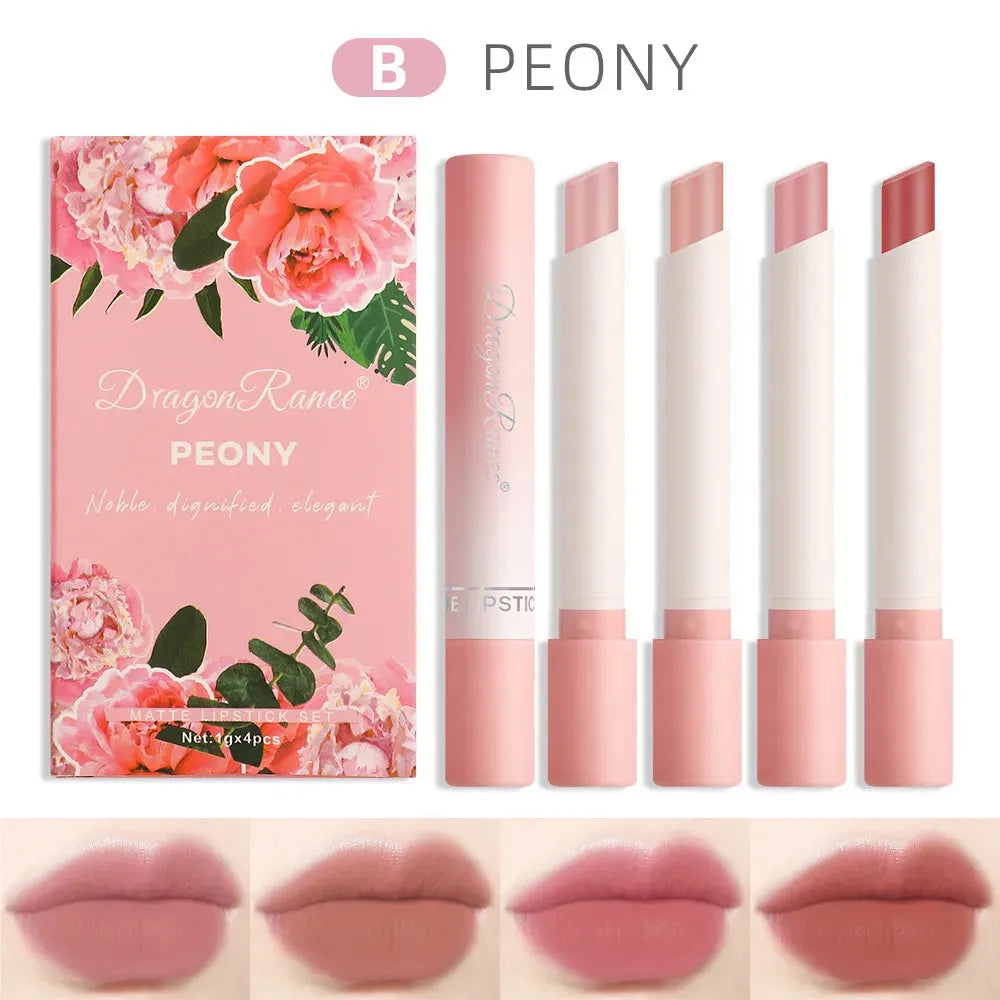 Dragon Ranee 4 IN 1 Creative Pure & Flawless Love Cigarette Matte Lipstick - Buy Online in Pakistan at Cosmia.pk