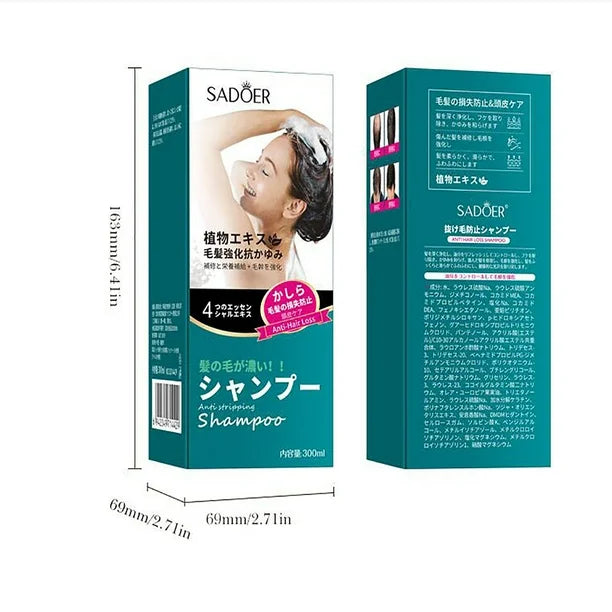 SADOER Anti Hair Loss Shampoo Anti-dandruff Hair Growth Shampoo - 300ml - Buy Online in Pakistan at Cosmia.pk