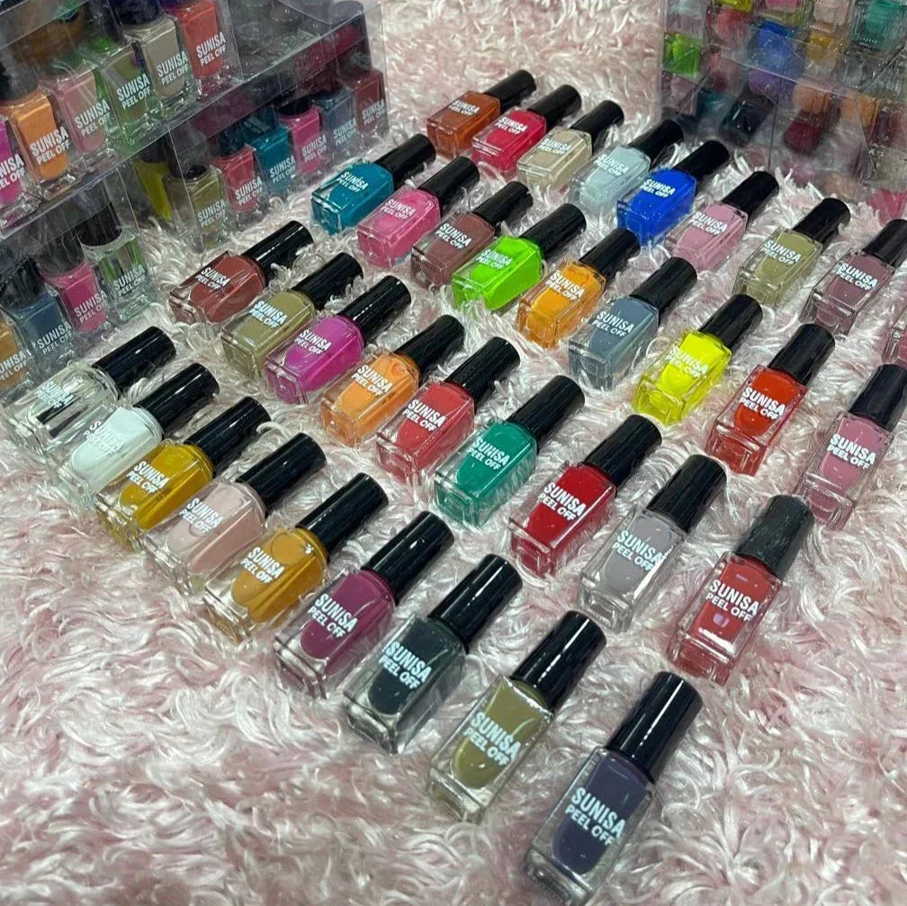 Sunisa 36 colors Peel Off Nail Polish Set - Buy Online in Pakistan at Cosmia.pk