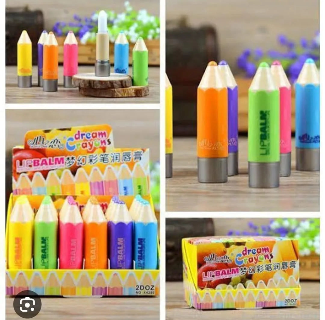 Dream Crayons Pencil LipBalm Set (6 Pcs) - Buy Online in Pakistan at Cosmia.pk