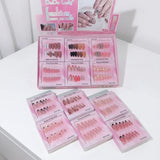 DoDo Lady Fashion Press On Gel Nails Set - 12Pcs - Buy Online in Pakistan at Cosmia.pk