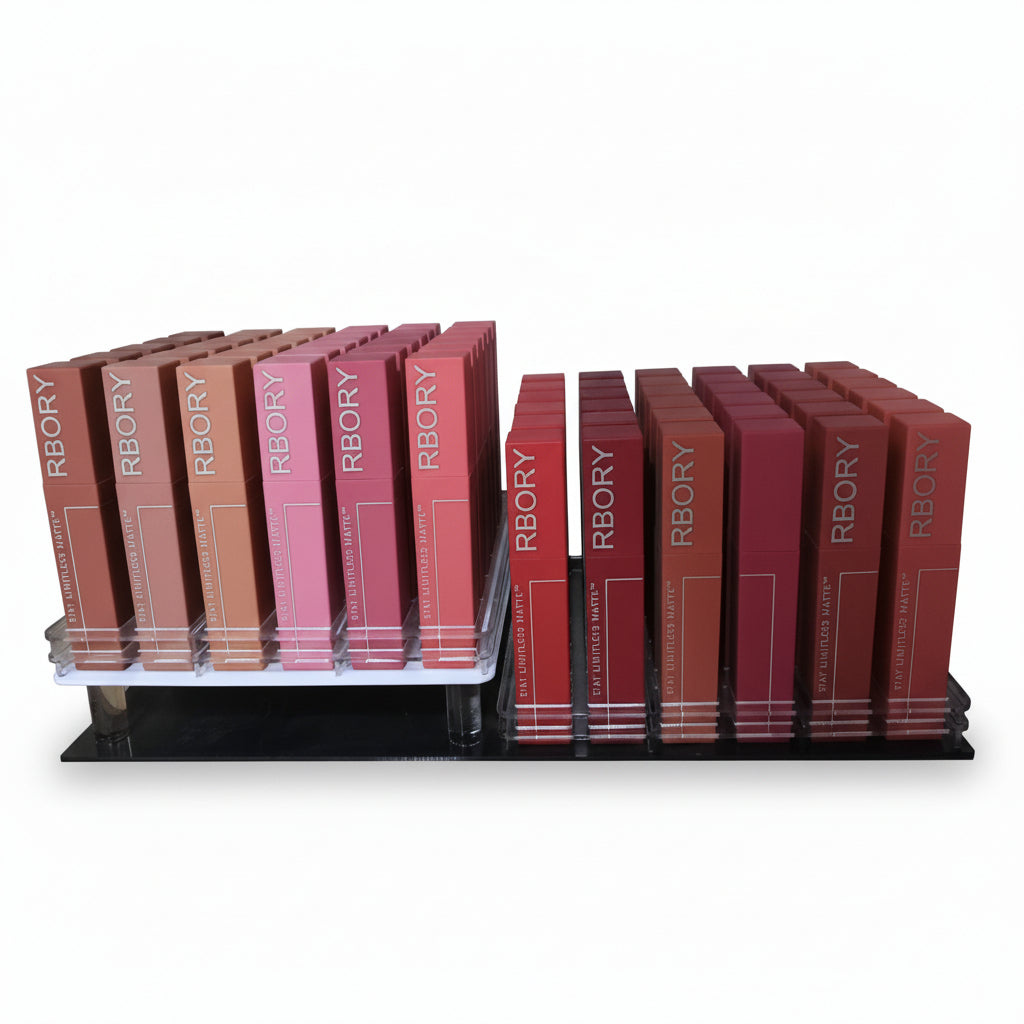 Rbory Stay Limitless Matte Waterproof Lip Gloss Pack of 12 - Buy Online in Pakistan at Cosmia.pk