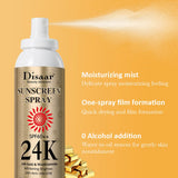 DISAAR Sunscreen Glowing Sun Spray - 180ml - Buy Online in Pakistan at Cosmia.pk