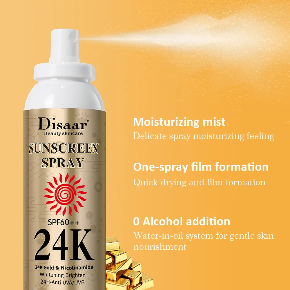 DISAAR Sunscreen Glowing Sun Spray - 180ml - Buy Online in Pakistan at Cosmia.pk