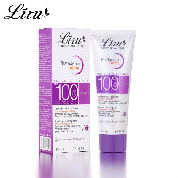 Liru Phataderm Creme Sun Active Defense SPF100+ Face Body Sunscreen - Buy Online in Pakistan at Cosmia.pk