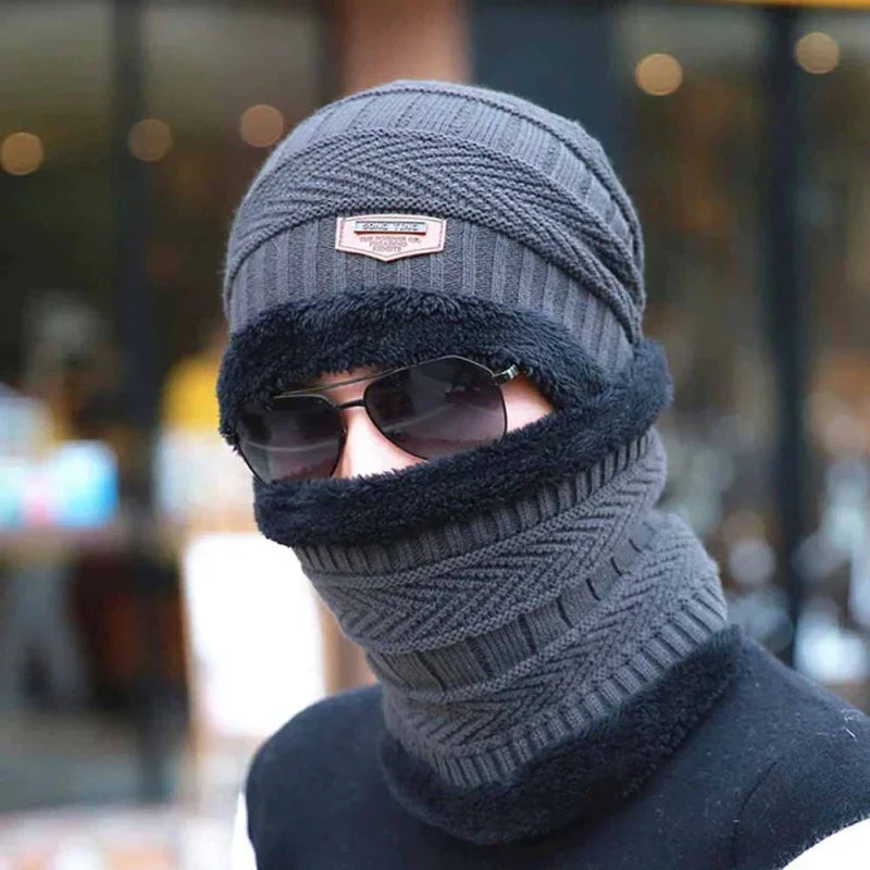 Winter Beanie Hat Cap Neck Warmer Scarf Set - Buy Online in Pakistan at Cosmia.pk