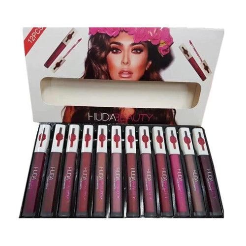 Huda Beauty Matte Gloss - 12 Pcs - Buy Online in Pakistan at Cosmia.pk