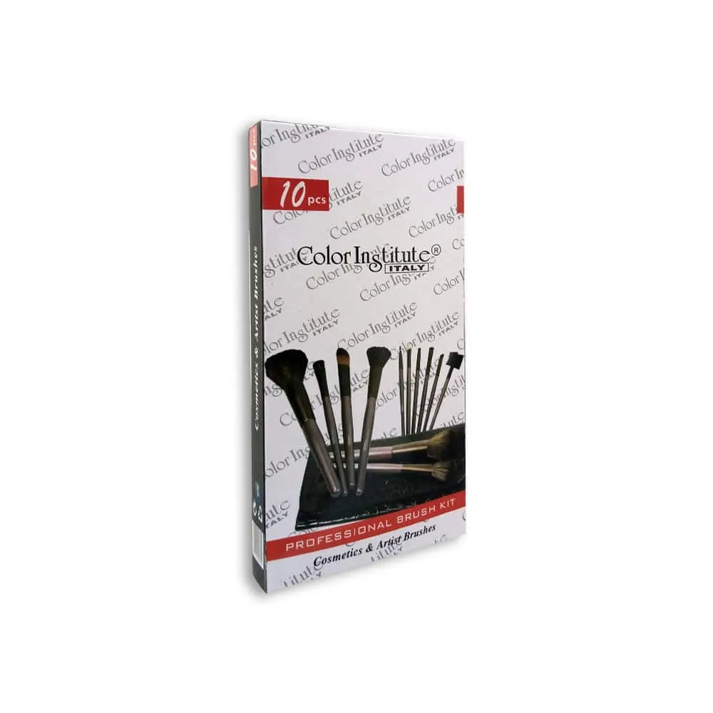 Color Institute 10 Piece Leather Brush set - Buy Online in Pakistan at Cosmia.pk