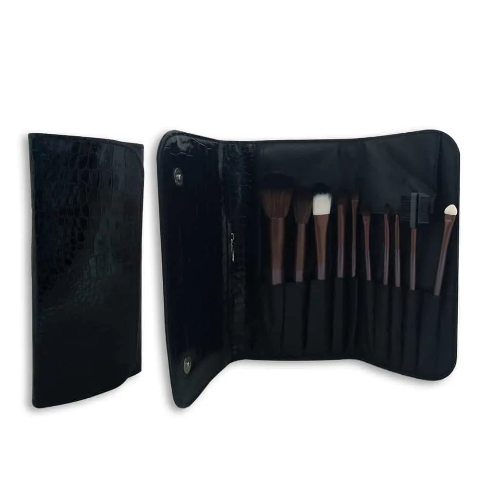 Color Institute 10 Piece Leather Brush set - Buy Online in Pakistan at Cosmia.pk