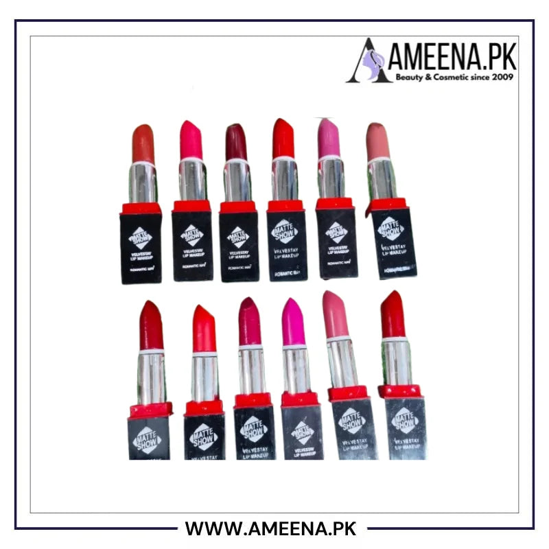 Romantic Matte Lipstick, 24 Pieces Box - Buy Online in Pakistan at Cosmia.pk