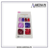Beautiful Artificial Nails in Different Colors 96 pcs - Buy Online in Pakistan at Cosmia.pk