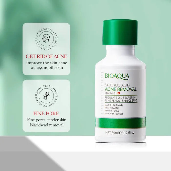 BIOAQUA Salicylic Acid Acne Removal Essence Serum - 35ml - Buy Online in Pakistan at Cosmia.pk