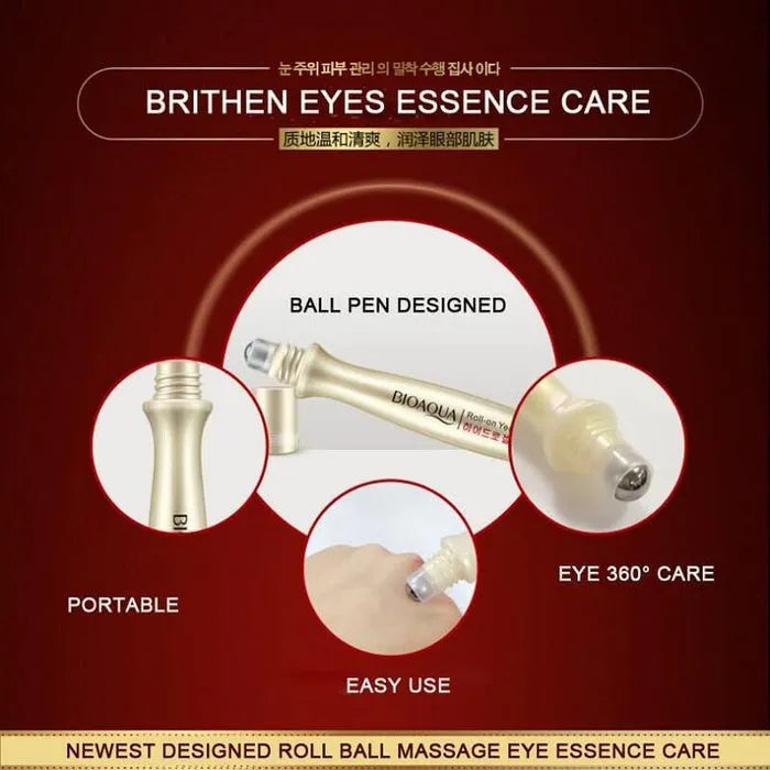 Bioaqua Eye Roll ON Essence Eye Roller - 15ml - Buy Online in Pakistan at Cosmia.pk