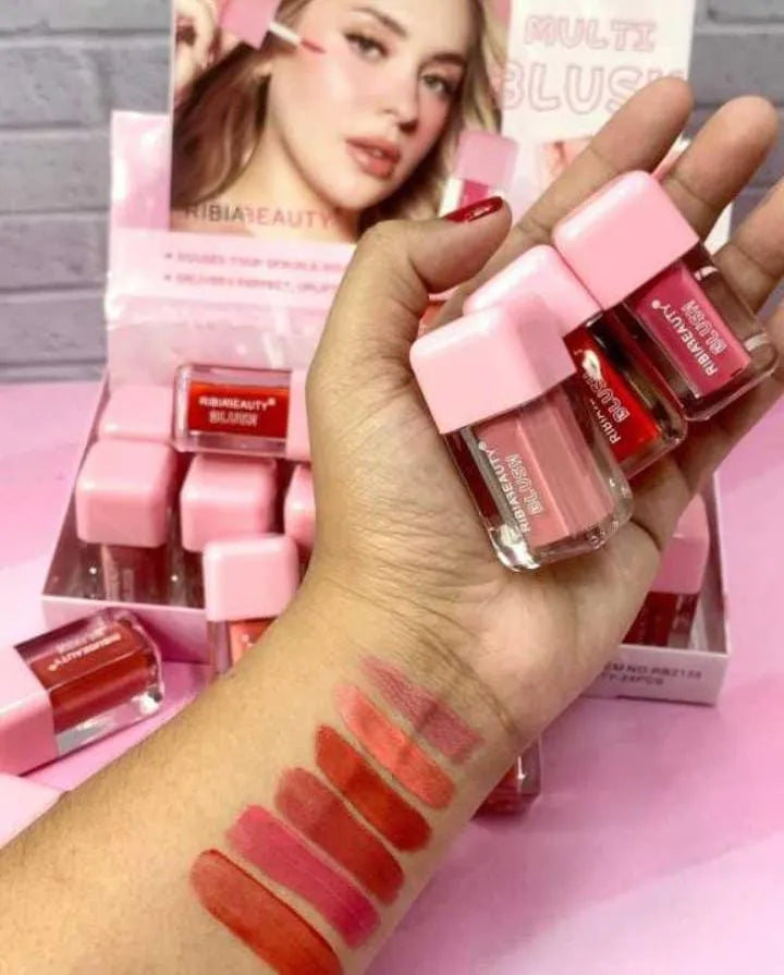 Ribia Beauty Liquid Blusher 6Pcs - Buy Online in Pakistan at Cosmia.pk