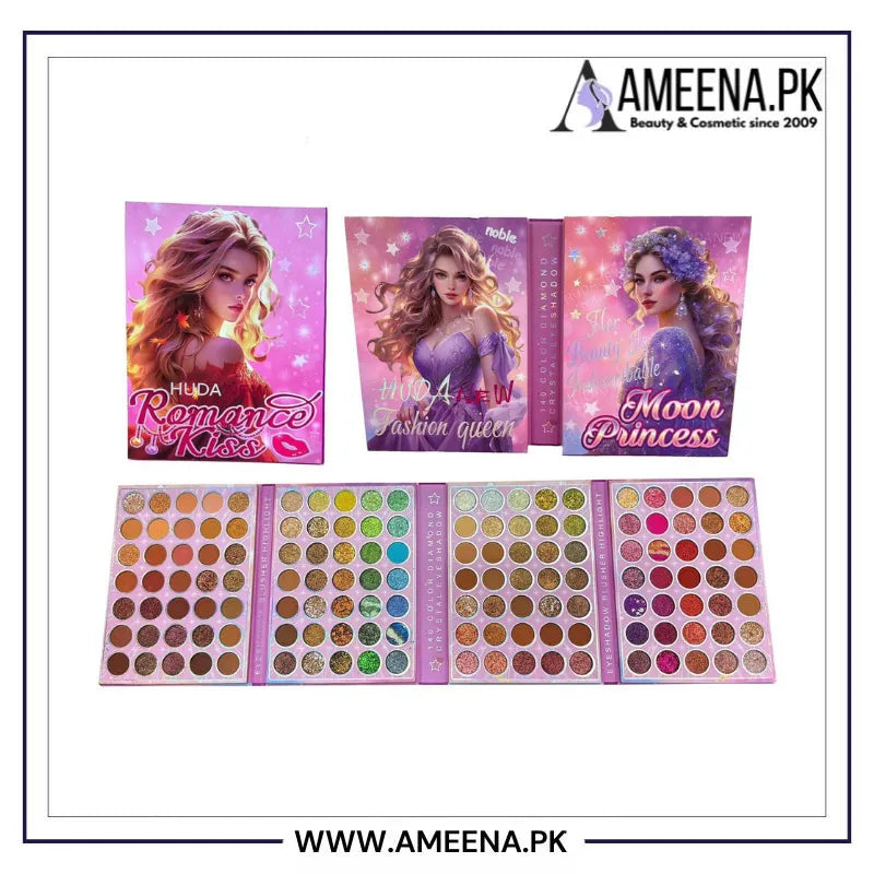 Huda 4 Fold 140 Color Eyeshadow Palette - Buy Online in Pakistan at Cosmia.pk