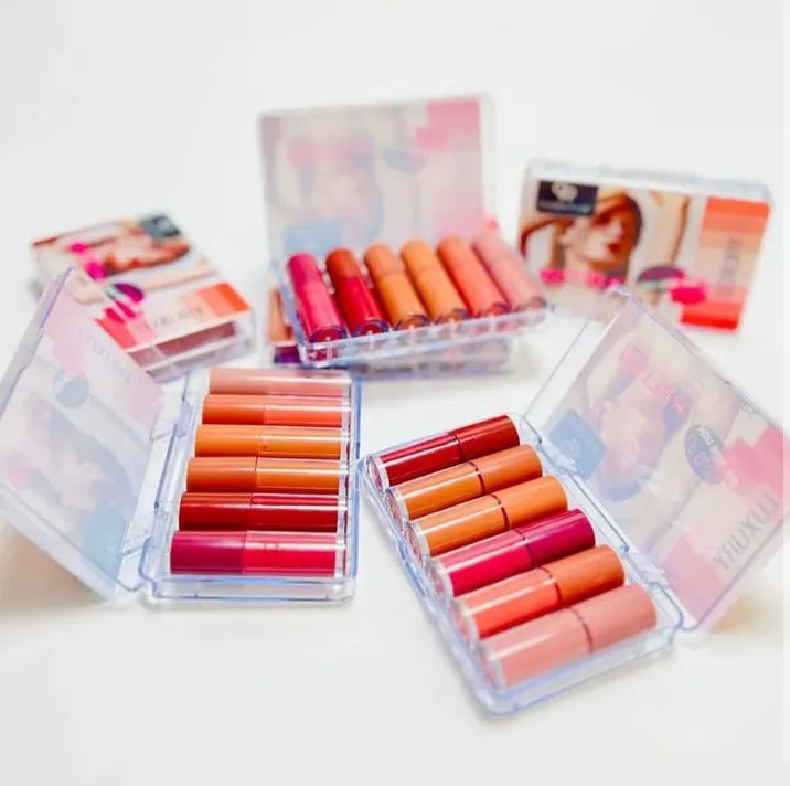 Flomro Non stick Matte Cup LipGloss 6Pcs - Buy Online in Pakistan at Cosmia.pk