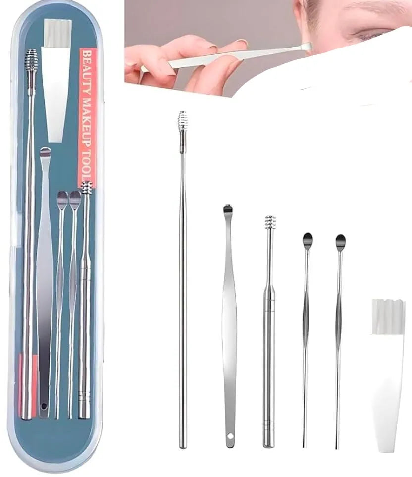 Ear Wax Cleaning Tools kit Set with Box Set of 6 - Buy Online in Pakistan at Cosmia.pk
