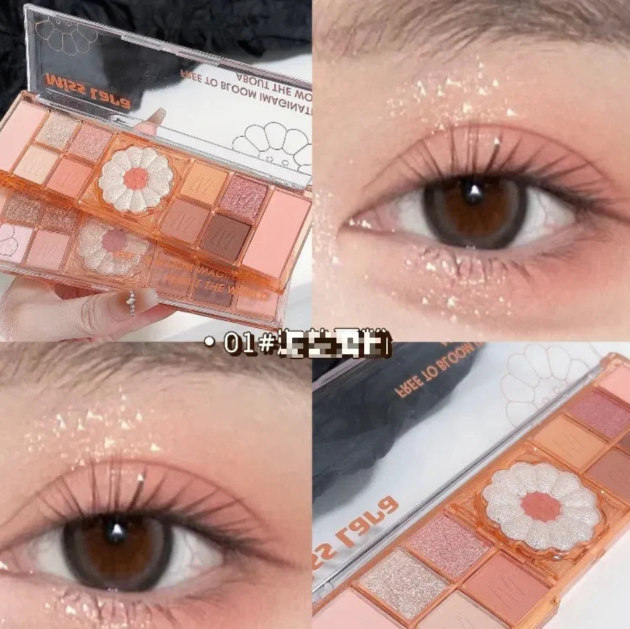 Miss Lara Cute Flower Eyeshadow Palette - Buy Online in Pakistan at Cosmia.pk