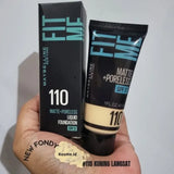 Fitme Foundation Tube Matte + Poreless SPF17 40ml - Buy Online in Pakistan at Cosmia.pk