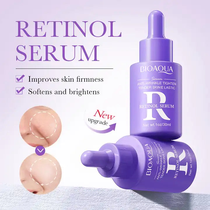Bioaqua Anti Wrinkle Tighten Tender Skin Eleastic Retinol Face Serum - 30ml - Buy Online in Pakistan at Cosmia.pk