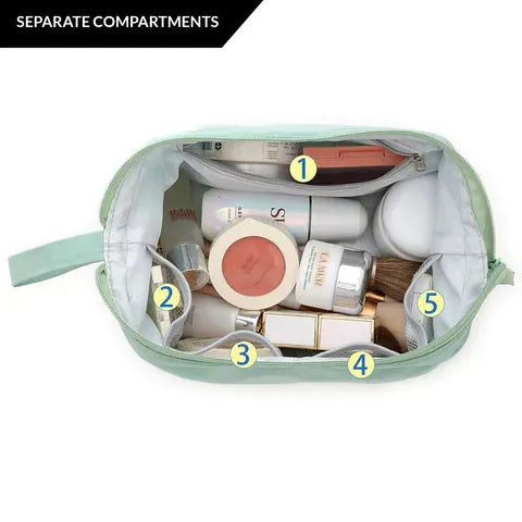 Multipurpose Double Layer Ultimate Makeup Cosmetic Bag - Buy Online in Pakistan at Cosmia.pk