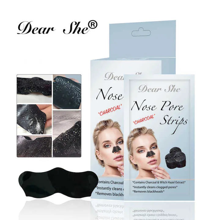 Dear She Charcoal Nose Pore Cleansing 10 Strips - Buy Online in Pakistan at Cosmia.pk