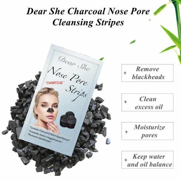 Dear She Charcoal Nose Pore Cleansing 10 Strips - Buy Online in Pakistan at Cosmia.pk