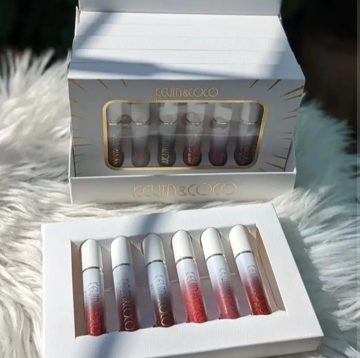Kevin & Coco Matte Lip Gloss 6Pcs - Buy Online in Pakistan at Cosmia.pk