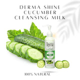 Derma Shine Cucumber Cleansing Milk - 250ml - Buy Online in Pakistan at Cosmia.pk