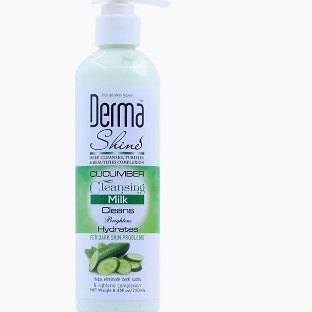Derma Shine Cucumber Cleansing Milk - 250ml - Buy Online in Pakistan at Cosmia.pk