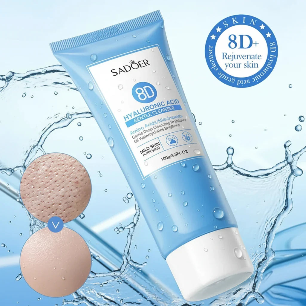 Sadoer 8D Hyaluronic Acided Gentle Cleanser Milk - 100g - Buy Online in Pakistan at Cosmia.pk