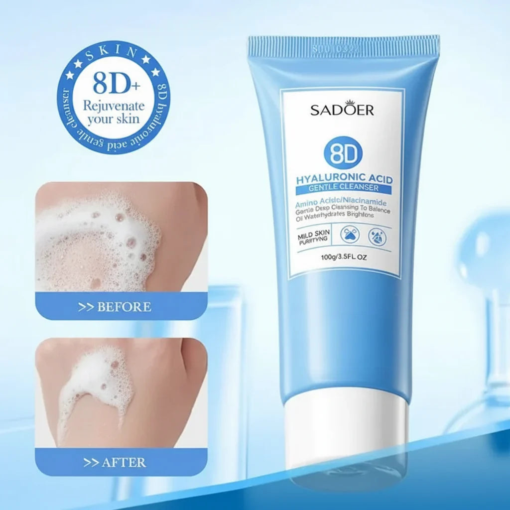 Sadoer 8D Hyaluronic Acided Gentle Cleanser Milk - 100g - Buy Online in Pakistan at Cosmia.pk