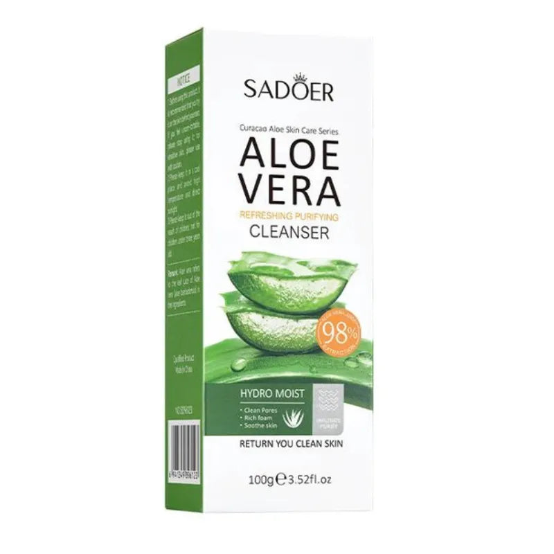 Sadoer Aloe Vera Refreshing Moisturizing Facial Cleanser 100g - Buy Online in Pakistan at Cosmia.pk