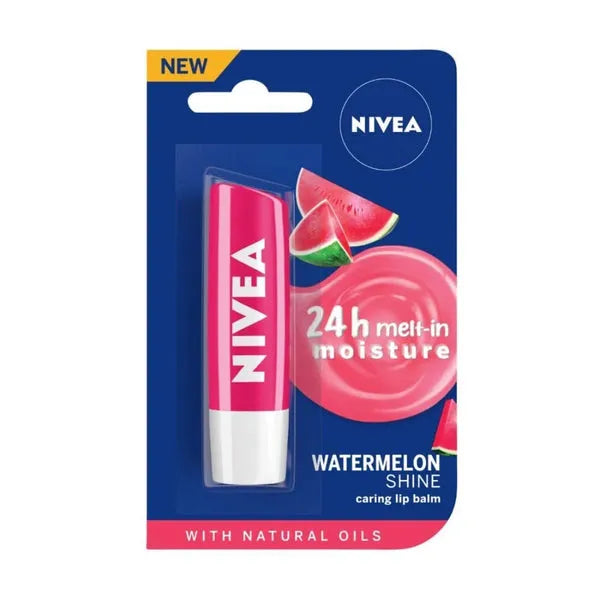 Nivea Lip Balm Watermelon Shine - 4.8g - Buy Online in Pakistan at Cosmia.pk
