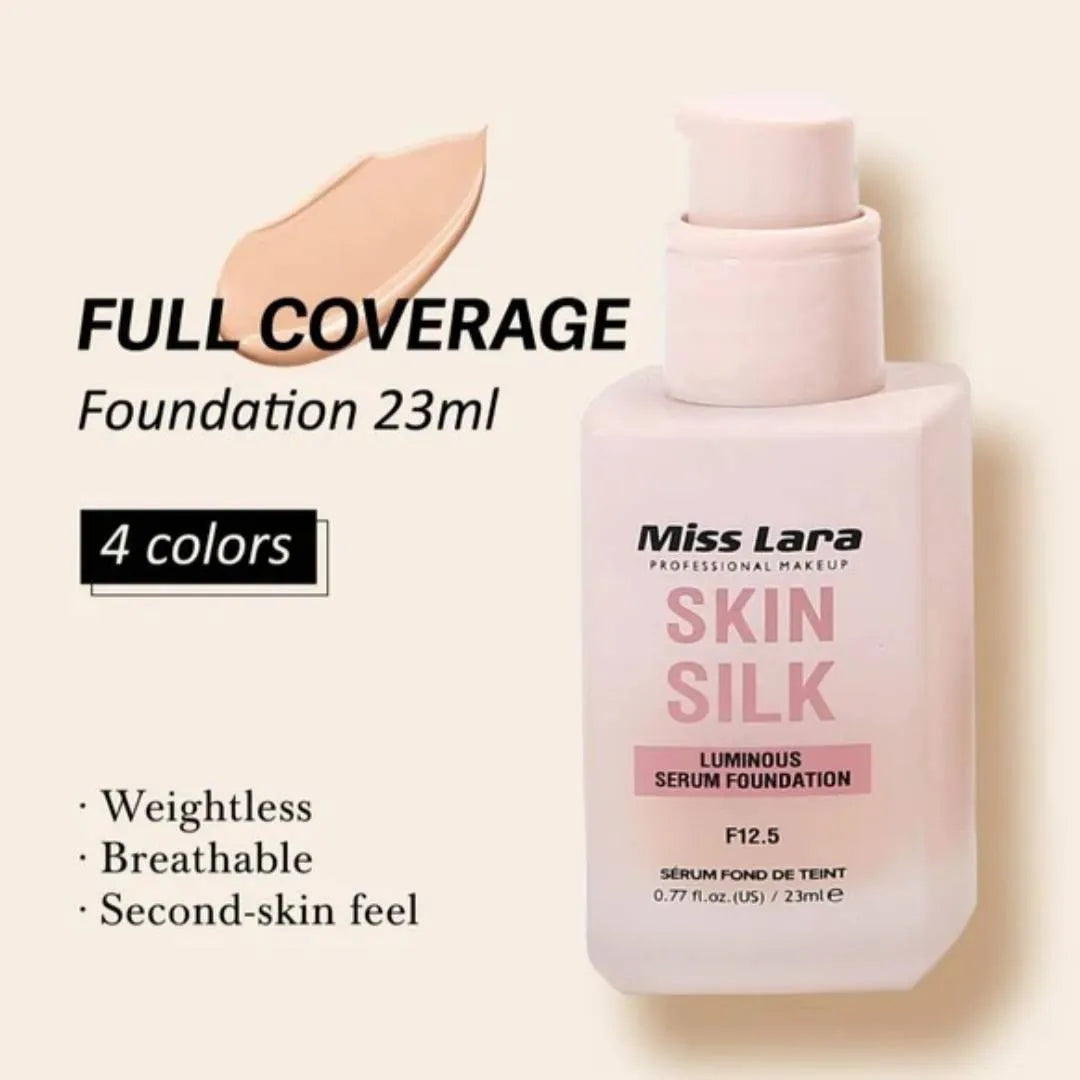 Miss Lara Skin Silk Luminous Serum Foundation - 23ml - Buy Online in Pakistan at Cosmia.pk