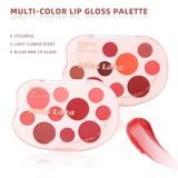 Miss Lara Aesthetic Lip & Cheek Cream - 10 Colors Palette - Buy Online in Pakistan at Cosmia.pk