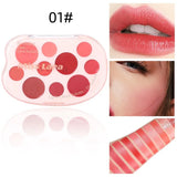 Miss Lara Aesthetic Lip & Cheek Cream - 10 Colors Palette - Buy Online in Pakistan at Cosmia.pk