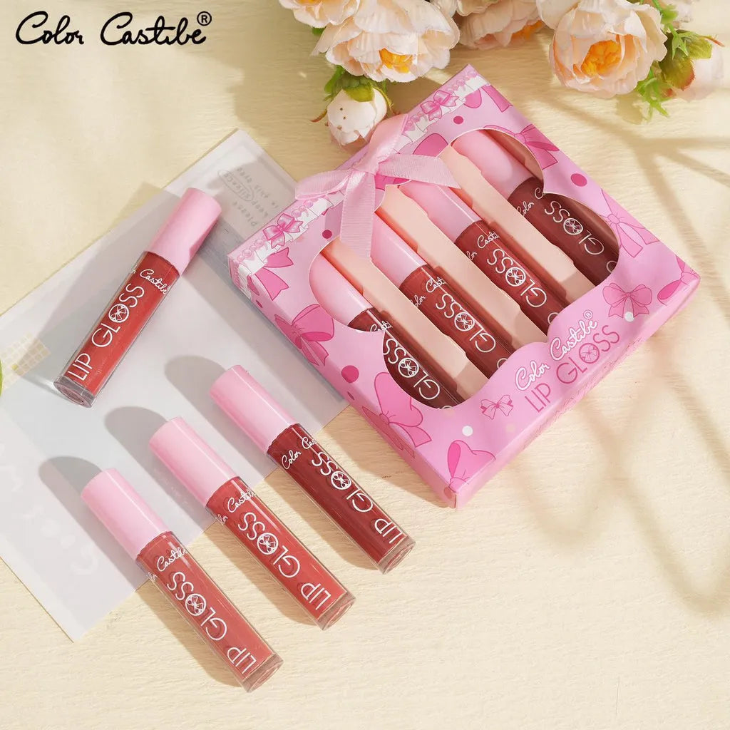 Color Castle 4‑Piece Matte Lip Gloss Set (24‑Hour Long-lasting Kit) - Buy Online in Pakistan at Cosmia.pk