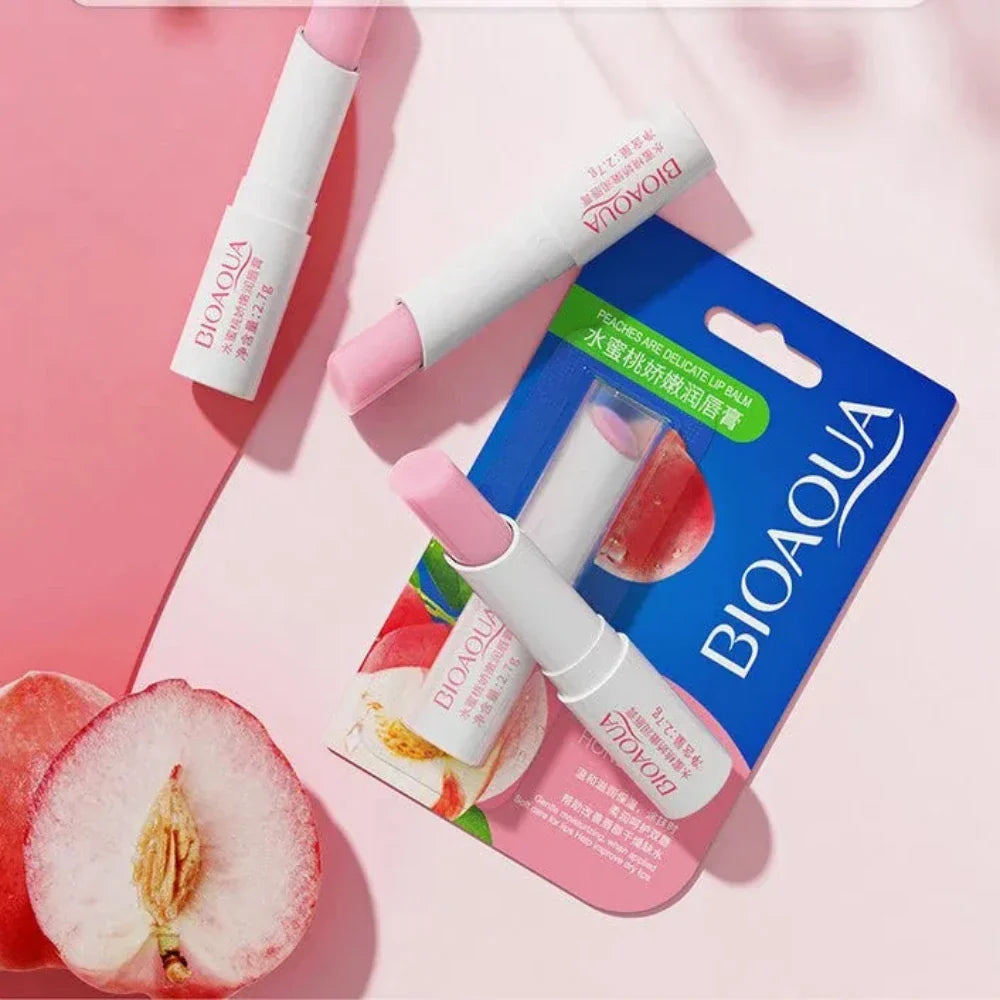 BIOAQUA Honey Peach Ripping Lip Balm - 2.7g - Buy Online in Pakistan at Cosmia.pk