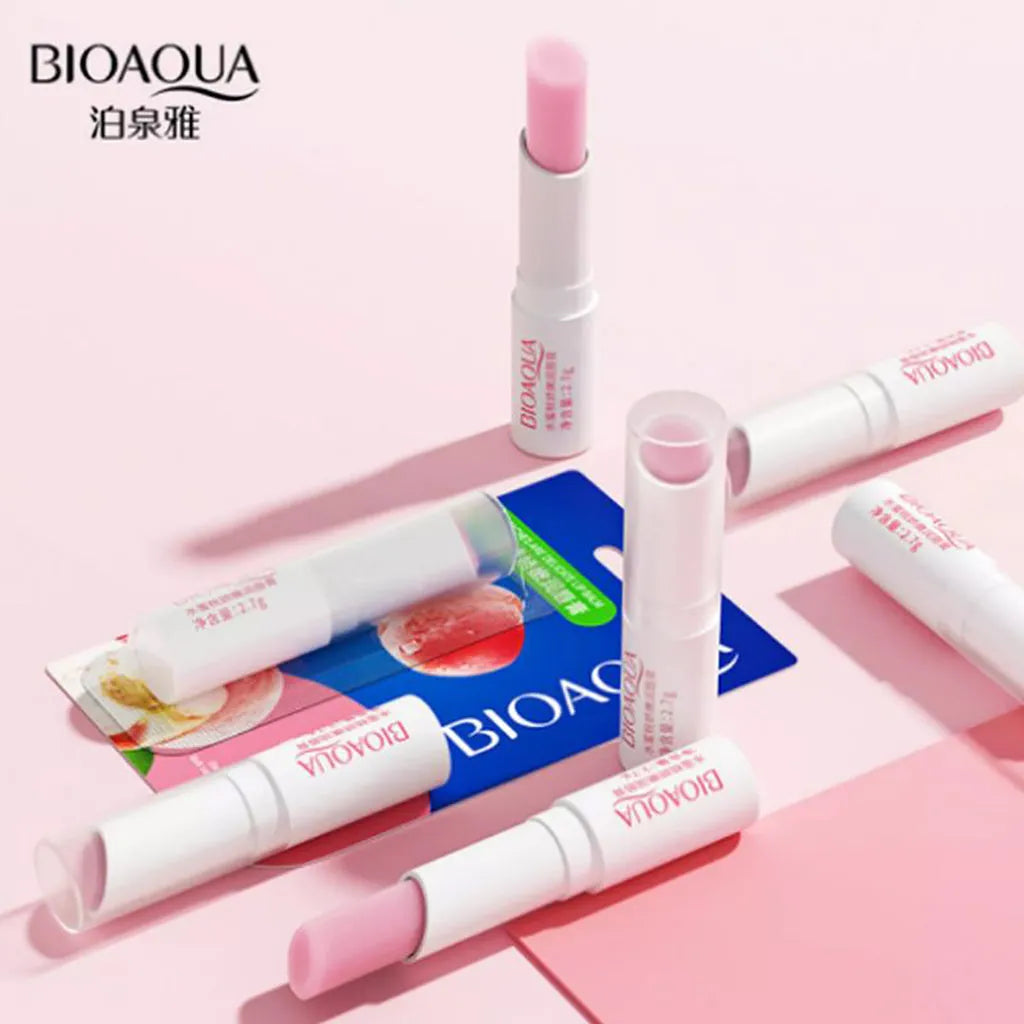 BIOAQUA Honey Peach Ripping Lip Balm - 2.7g - Buy Online in Pakistan at Cosmia.pk