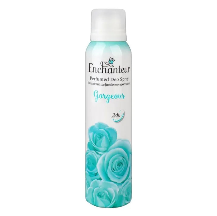 Enchanteur Gorgeous Perfumed Deo Spray, 24 Hours Lasting, For Women, 150ml - Buy Online in Pakistan at Cosmia.pk