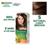 Garnier - Color Naturals Hair Colors - 5 Natural Light Brown - Buy Online in Pakistan at Cosmia.pk