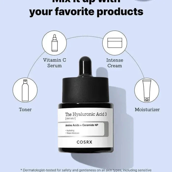 Cosrx The Hyaluronic Acid 3 Serum - 20ml - Buy Online in Pakistan at Cosmia.pk