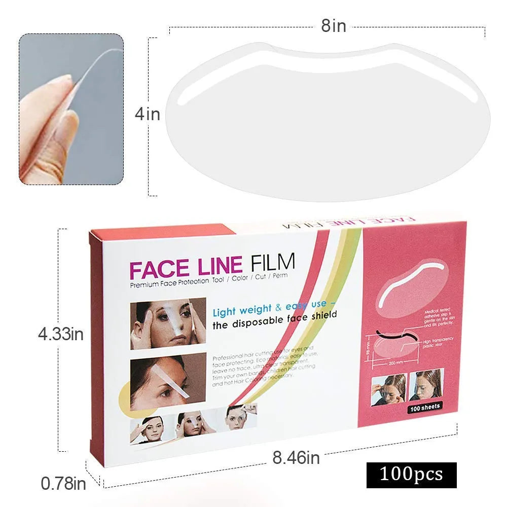 100 PCS Microblading Makeup Shower Face Shields Visors, Disposable - Buy Online in Pakistan at Cosmia.pk