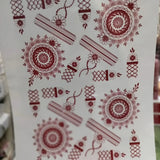 Waterproof Mehndi Tattoo Stickers – Red Henna Designs - Buy Online in Pakistan at Cosmia.pk